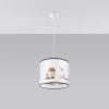 Suspension PVC Multicolore E27 1 Chat 30