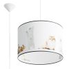 Suspension PVC Multicolore E27 1 Chat 40