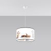Suspension PVC Multicolore E27 1 Chat 40