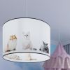 Suspension PVC Multicolore E27 1 Chat 40