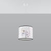 Suspension PVC Multicolore E27 1 Hibou 30