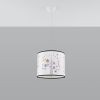 Suspension PVC Multicolore E27 1 Hibou 40