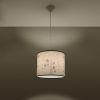Suspension PVC Multicolore E27 1 Hibou 40