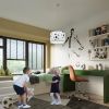 Suspension PVC Blanc noir E27 1 Football A40