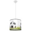 Suspension PVC Blanc/noir/vert E27 1 Football C30