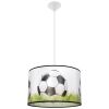 Suspension PVC Blanc/noir/vert E27 1 Football C40
