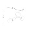 Applique Acier Chrome E27 1 Loop