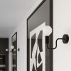 Applique Acier Noir E27 1 Vector