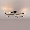 Lustre Acier Noir E27 6 Vector