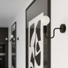 Lustre Acier Noir E27 8 Vector
