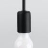 Applique Acier Noir E27 1 Levar