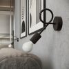Applique Acier Noir E27 1 Levar