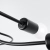 Suspension Acier Noir E27 4 Levar
