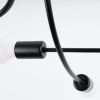 Suspension Acier Noir E27 6 Levar