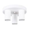 Plafonnier Acier Blanc GU10 3 Lagos