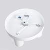 Plafonnier Acier Blanc GU10 3 Lagos