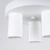 Plafonnier Acier Blanc GU10 3 Lagos