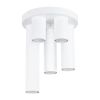 Plafonnier Acier Blanc GU10 5 Lagos