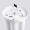 Plafonnier Acier Blanc GU10 5 Lagos