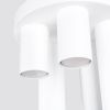 Plafonnier Acier Blanc GU10 5 Lagos