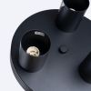 Plafonnier Acier Noir GU10 3 Lagos