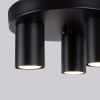 Plafonnier Acier Noir GU10 3 Lagos