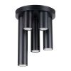 Plafonnier Acier Noir GU10 5 Lagos