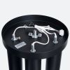 Plafonnier Acier Noir GU10 5 Lagos