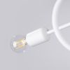 Lustre Acier Blanc E27 2 Loop