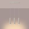 Suspension Acier Beige GU10 3 Lagos Line
