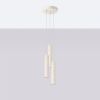 Suspension Acier Beige GU10 3 Lagos