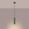 Suspension Acier Vert Olive GU10 1 Lagos