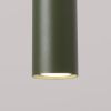 Suspension Acier Vert Olive GU10 1 Lagos