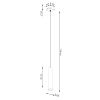 Suspension Acier Vert Olive GU10 1 Lagos