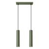 Suspension Acier Vert Olive GU10 2 Lagos