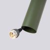 Suspension Acier Vert Olive GU10 3 Lagos Line