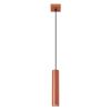 Suspension Acier Ocre Rouge GU10 1 Lagos