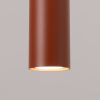 Suspension Acier Ocre Rouge GU10 3 Lagos