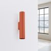 Applique Acier Ocre Rouge GU10 2 Lagos