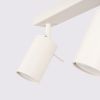 Plafonnier Acier Beige GU10 2 Ring
