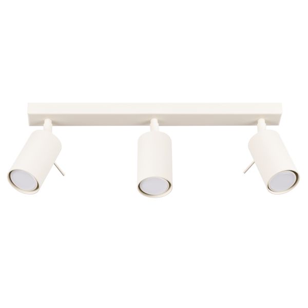 Plafonnier Acier Beige GU10 3 Ring Line