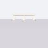 Plafonnier Acier Beige GU10 3 Ring Line