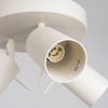 Plafonnier Acier Beige GU10 3 Ring