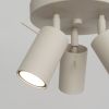 Plafonnier Acier Beige GU10 3 Ring
