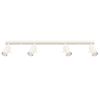 Plafonnier Acier Beige GU10 4 Ring
