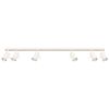 Plafonnier Acier Beige GU10 6 Ring
