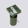 Applique Acier Vert Olive GU10 1 Ring