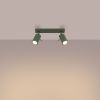 Plafonnier Acier Vert Olive GU10 2 Ring