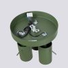 Plafonnier Acier Vert Olive GU10 3 Ring
