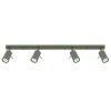 Plafonnier Acier Vert Olive GU10 4 Ring